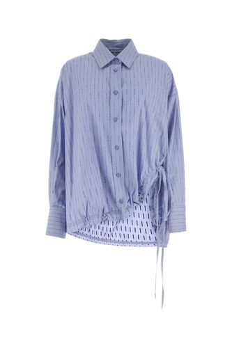 Embroidered Cotton Oversize Shirt - The Attico - Modalova