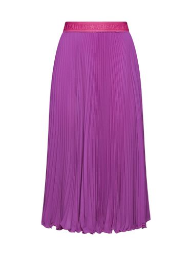 Pleated Midi Skirt - Versace Jeans Couture - Modalova