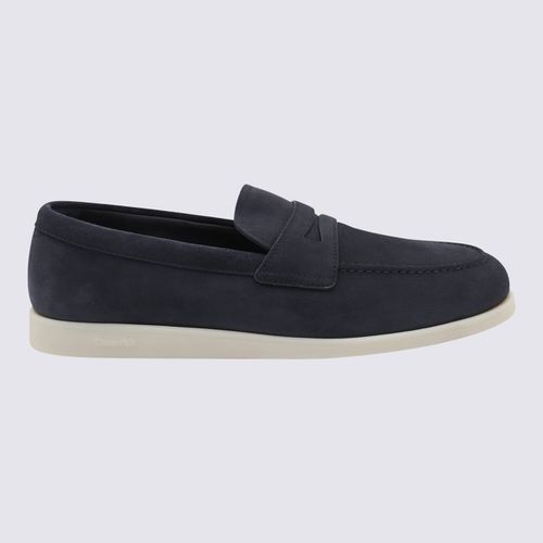 Church's Navy Blue Suede Loafers - Church's - Modalova