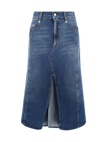 Alexander McQueen Denim Skirt - Alexander McQueen - Modalova