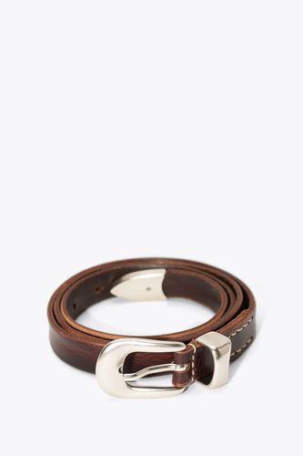 Cm Belt Brown leather belt - 2 cm belt - Our Legacy - Modalova