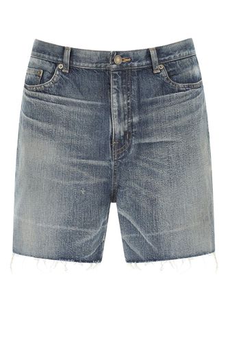 Saint Laurent Denim Bermuda Shorts - Saint Laurent - Modalova