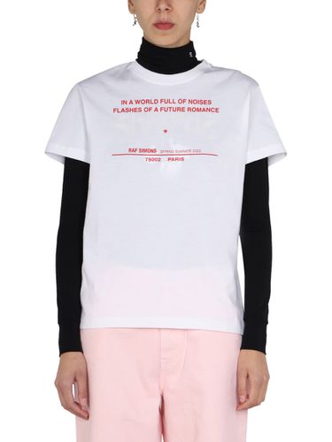 Raf Simons Logo Print T-shirt - Raf Simons - Modalova