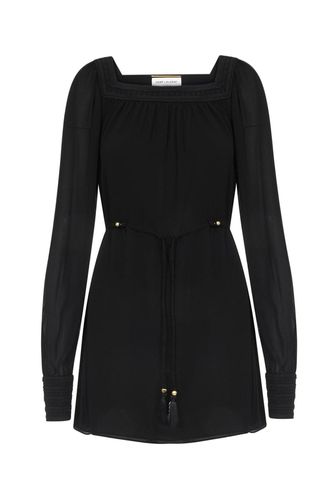 Saint Laurent Tie-waist Mini Dress - Saint Laurent - Modalova