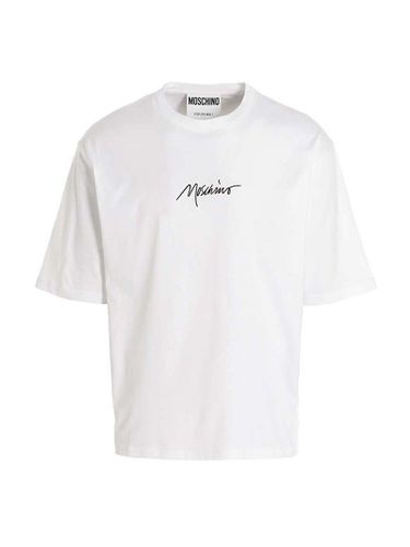 Moschino Logo Embroidery T-shirt - Moschino - Modalova