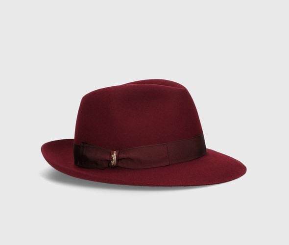 Borsalino Monica Folar Medium Brim - Borsalino - Modalova