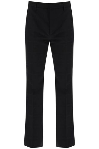 Etro Flared Pants In Virgin Wool - Etro - Modalova