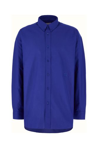 Burberry Blue Cotton Shirt - Burberry - Modalova