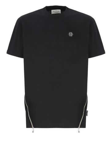 Quilter T-shirt With Hexagon Logo - Philipp Plein - Modalova