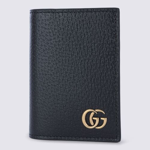 Gucci Black Leather Card Holder - Gucci - Modalova