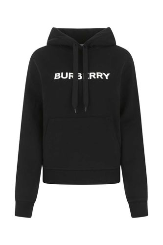 Black Cotton Oversize Sweatshirt - Burberry - Modalova