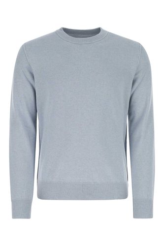 Pastel Light-blue Cashmere Sweater - Maison Margiela - Modalova