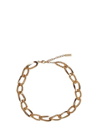 Logo Detailed Chain-link Necklace - Saint Laurent - Modalova