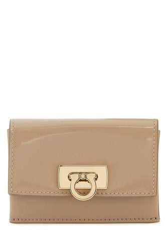 Ferragamo Beige Leather Coin Purse - Ferragamo - Modalova