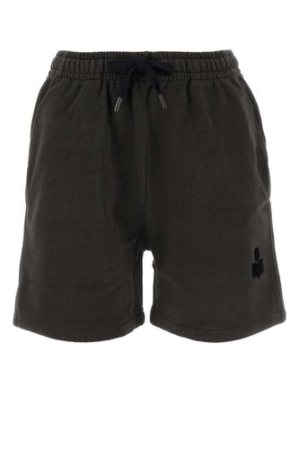 Graphite Cotton Blend Shorts - Marant Étoile - Modalova