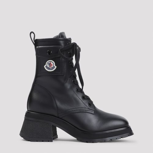 Gigi Lace-up Leather Ankle Boots - Moncler - Modalova