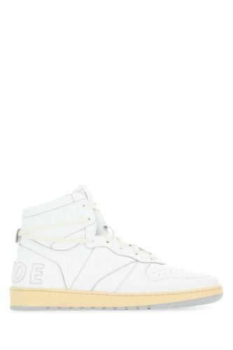 White Leather Rhecess Sneakers - Rhude - Modalova