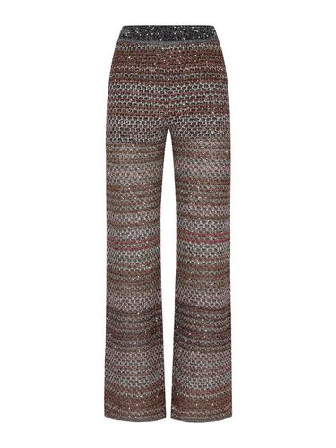 Sequin Embellished Flared Knitted Trousers - Missoni - Modalova