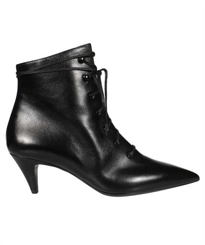 Saint Laurent Leather Ankle Boots - Saint Laurent - Modalova