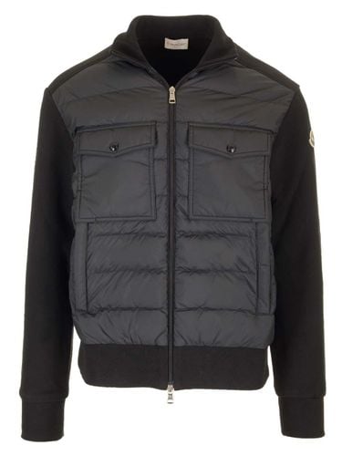 Padded Zip Up Cardigan - Moncler - Modalova