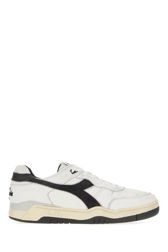 White Leather B.560 Used Sneakers - Diadora - Modalova