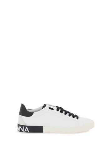 Nappa Leather Portofino Sneakers - Dolce & Gabbana - Modalova