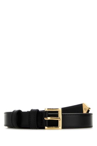 Prada Black Leather Belt - Prada - Modalova