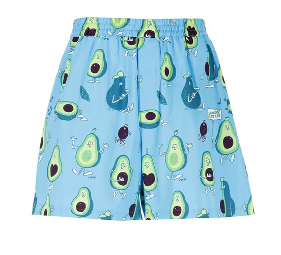 Graphic-printed Elasticated Waistband Shorts - Junya Watanabe - Modalova