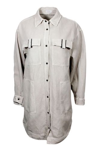 Monile Oversize Shirt - Brunello Cucinelli - Modalova