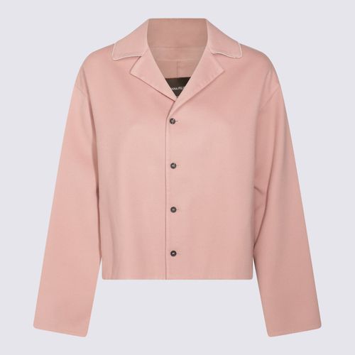 Pink Wool Casual Jacket - Fabiana Filippi - Modalova