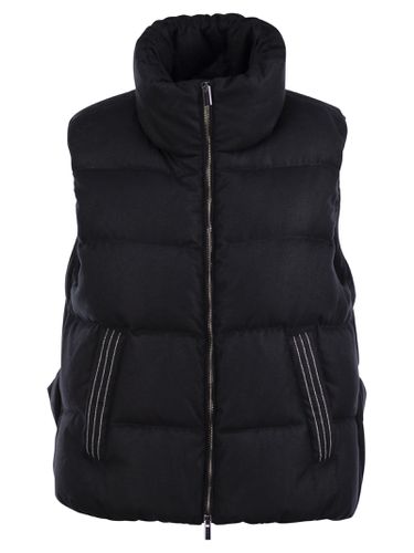 Down Vest With Light Point Detail - Peserico - Modalova