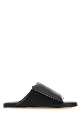 Black Nappa Leather Cushion Sandals - Bottega Veneta - Modalova