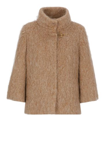 Fay Wool And Mohair Cape - Fay - Modalova