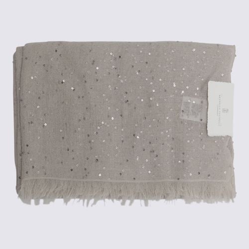 Grey Linen Scarves - Brunello Cucinelli - Modalova