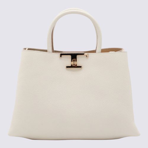 Tod's White Leathet Top Handle Bag - Tod's - Modalova