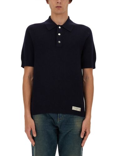 Balmain Merino Wool Polo Shirt - Balmain - Modalova