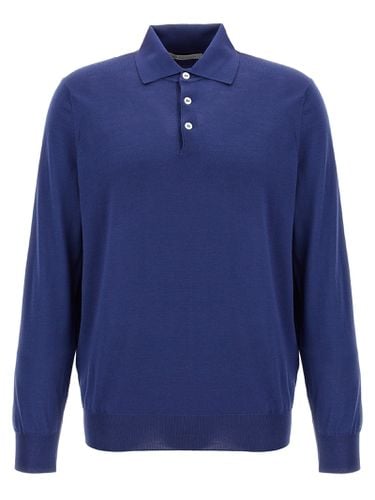 Knitted Polo Shirt - Brunello Cucinelli - Modalova