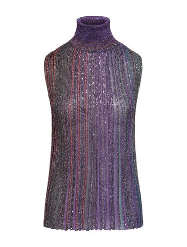 Metallic-thread Detailed Sleeveless Top - Missoni - Modalova