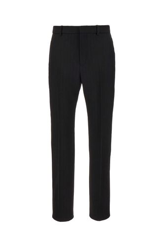 Wool Gabardine Trousers - Saint Laurent - Modalova