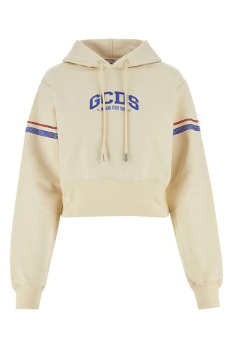 GCDS Cream Cotton Sweatshirt - GCDS - Modalova