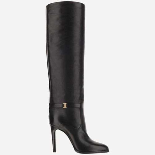 Diane Grained Leather Boots - Saint Laurent - Modalova
