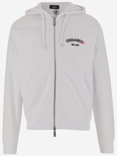 Dsquared2 Cotton Hoodie With Logo - Dsquared2 - Modalova