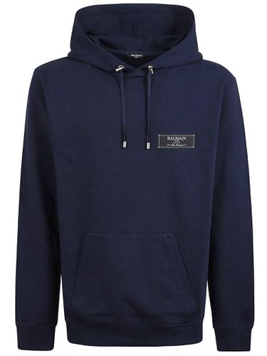 Balmain Pierre Label Hoodie - Balmain - Modalova