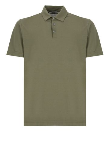 Zanone Cotton Polo Shirt - Zanone - Modalova