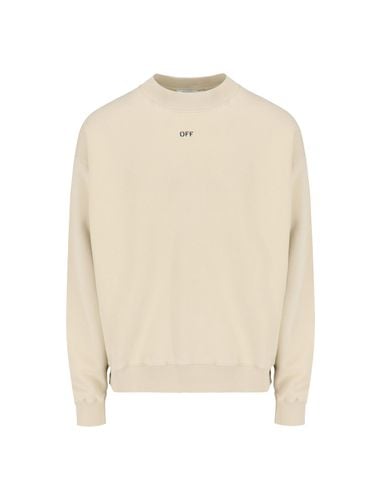 Off-White Logo Crewneck Sweatshirt - Off-White - Modalova