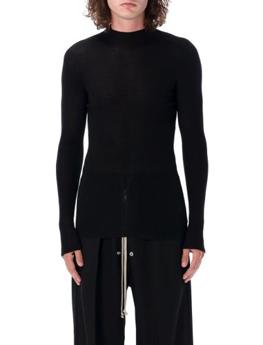 Ribbed Mock Neckline Sweater - Rick Owens - Modalova