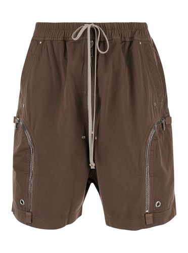 Bauhaus Bermuda Shorts With Zip Pockets In Cotton Man - DRKSHDW - Modalova