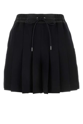 Sacai Black Polyester Shorts - Sacai - Modalova