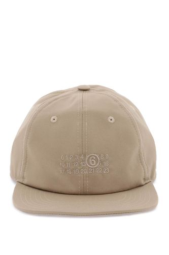 Logo Embroidered Baseball Cap - MM6 Maison Margiela - Modalova