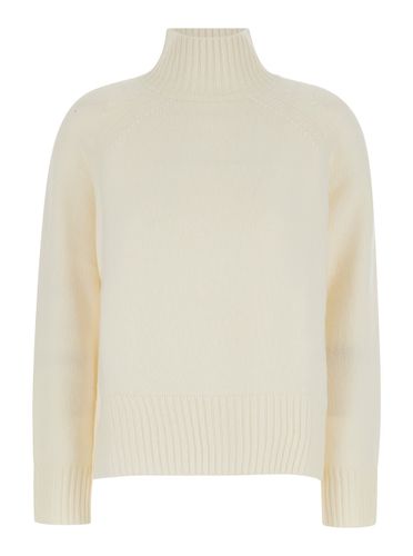 High Neck Sweater In Wool And Cashmere Woman - Allude - Modalova